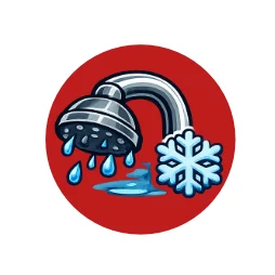 Emergency Icon: Shower Water Cold